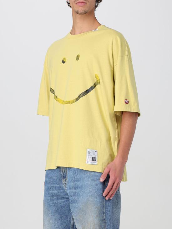  메종 미하라 야스히로 반팔 티셔츠 J14TS782 YELLOW DOM - MAISON MIHARA YASUHIRO