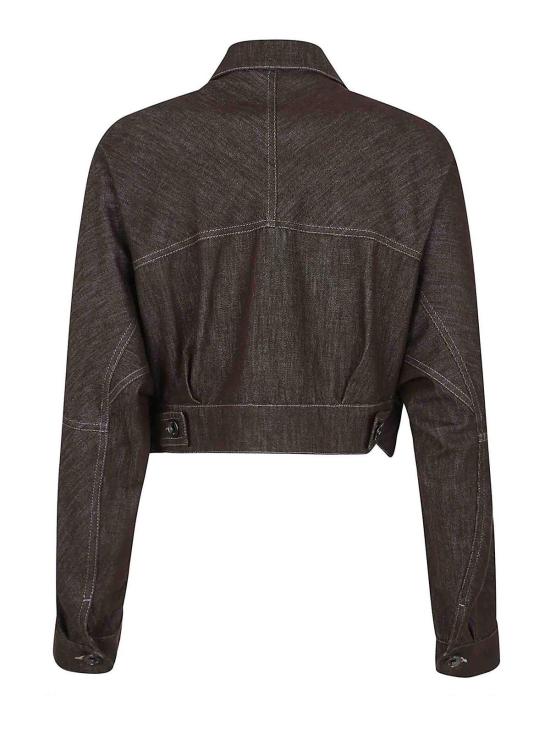  브루넬로 쿠치넬리 데님 자켓 MB1257816C003 Brown - BRUNELLO CUCINELLI