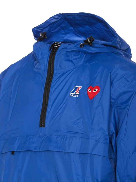  꼼데가르송 X K-way 아노락 자켓 AZJ5020512 BLUE - COMME DES GARCONS