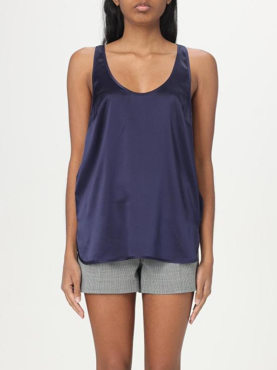 25FW 핑코 민소매 티셔츠 104670A2JR G1A Blue