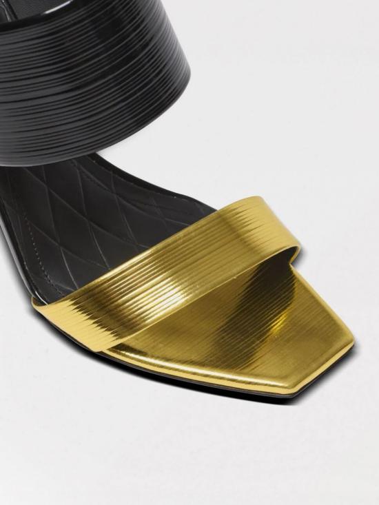 25SS 발망 뮬/슬리퍼 EN0UR132LIVS EAD Black - BALMAIN