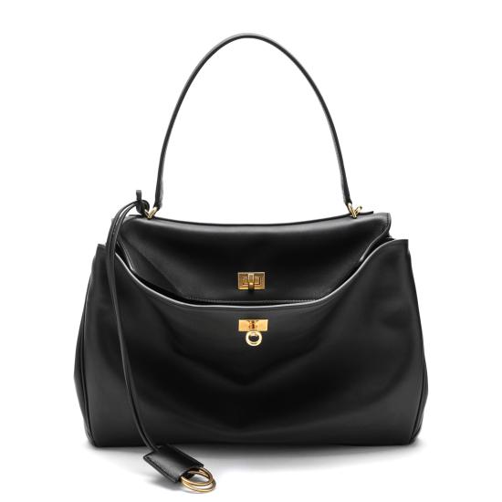 25SS 발렌시아가 로데오 미디움 핸드백 7897722AA4V 1000 BLACK