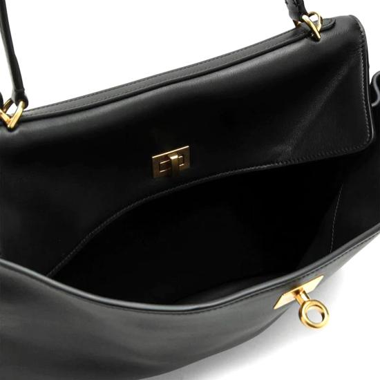 25SS 발렌시아가 로데오 미디움 핸드백 7897722AA4V 1000 BLACK - BALENCIAGA