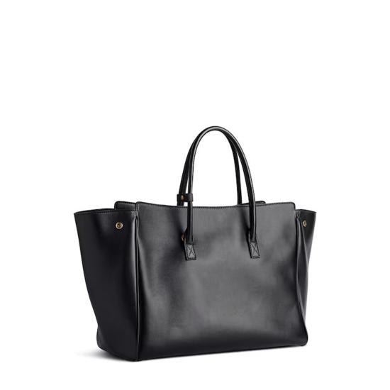  발렌시아가 크로커다일 이펙트 탑 핸들 숄더 백 8133572ABAV 1000 BLACK - BALENCIAGA