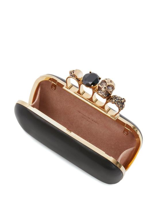 25SS 알렉산더 맥퀸 토트백 6762561AAJD1000 BLACK - ALEXANDER MCQUEEN