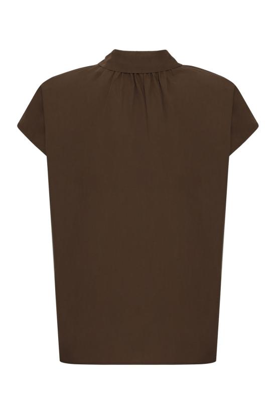 25SS 위켄드막스마라 셔츠 VALLO2515111032600 004 brown - WEEKEND MAX MARA