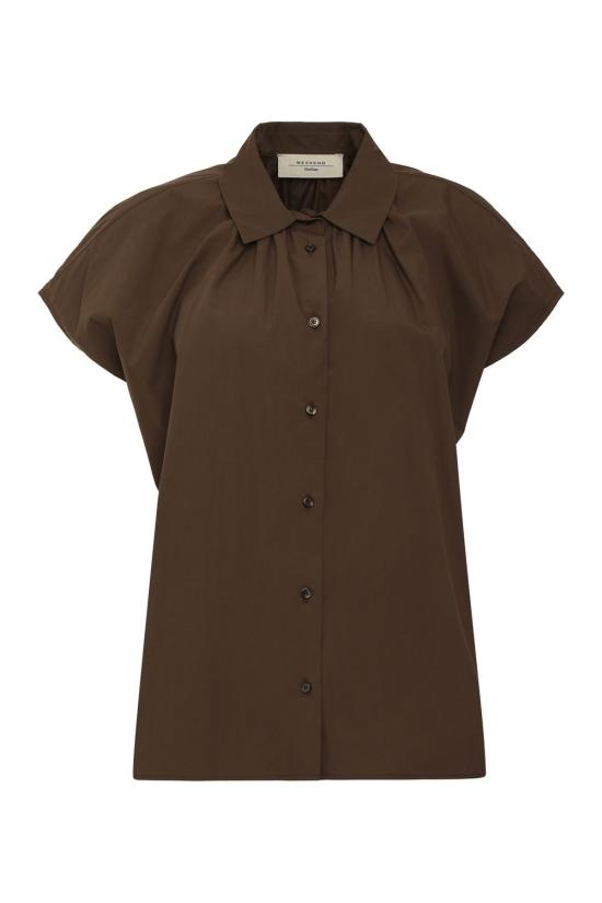 25SS 위켄드막스마라 셔츠 VALLO2515111032600 004 brown