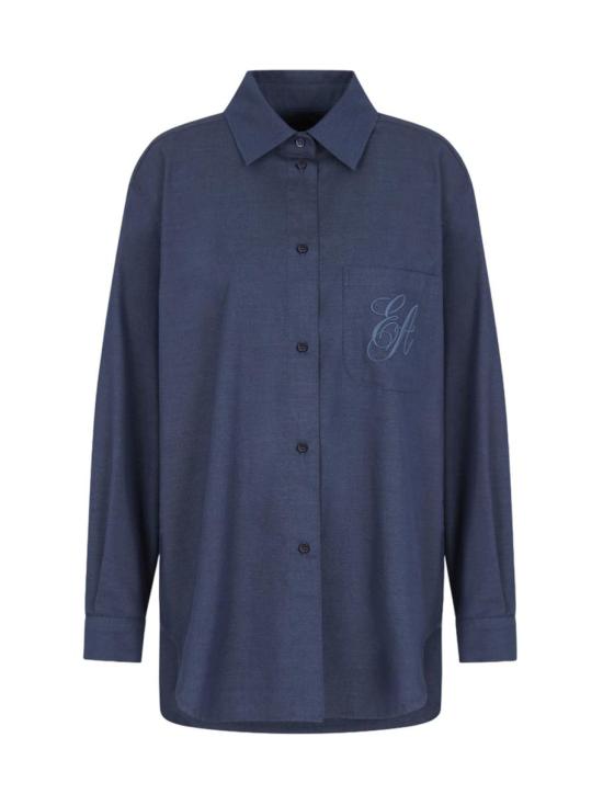 25SS 엠포리오 아르마니 셔츠 EW000739AF12432UB091 BLUE