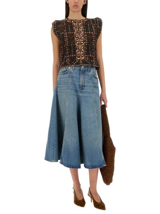 25SS 이자벨마랑에뚜왈 베스트 GI0050FA C1J03E02FK MULTICOLOUR - ISABEL MARANT ETOILE