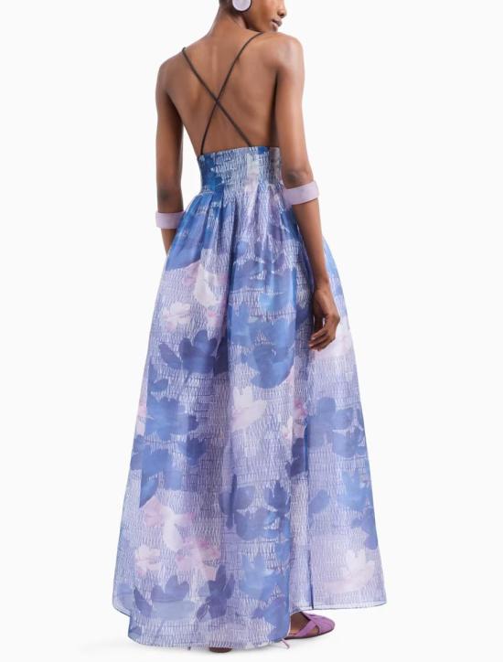 25SS 엠포리오 아르마니 롱 원피스 EW001537TE13527P4004 MULTICOLOUR - EMPORIO ARMANI