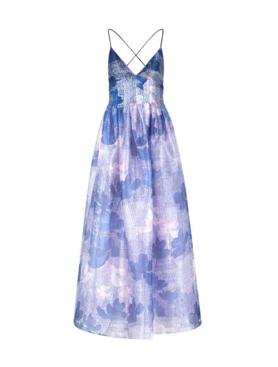 25SS 엠포리오 아르마니 롱 원피스 EW001537TE13527P4004 MULTICOLOUR