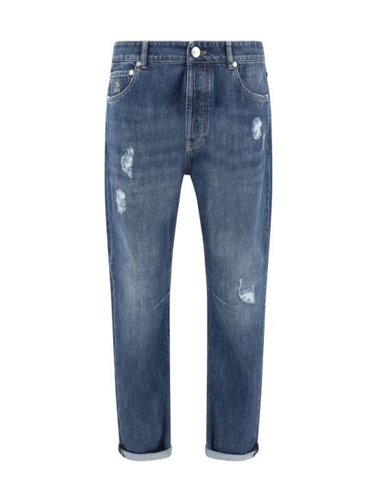 25SS 브루넬로 쿠치넬리 데님 팬츠 M0Z37X2340 C1468 - BRUNELLO CUCINELLI