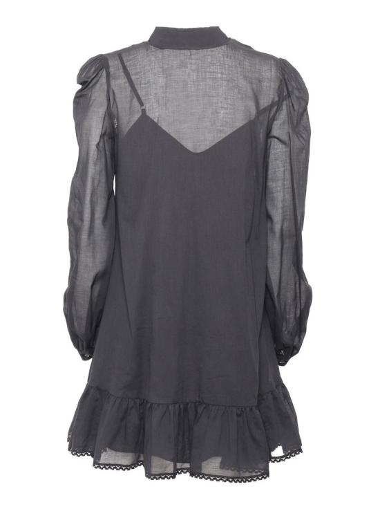 25SS 위켄드막스마라 숏 원피스 2515231023600 002 BLACK 235917 GRAY - WEEKEND MAX MARA