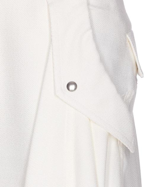 25SS 보테가베네타 숏 스커트 820015V5EN09071 WHITE - BOTTEGA VENETA