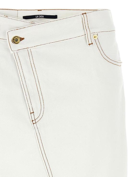 24FW 자크뮈스 숏 스커트 24H243DE046151411C WHITE - JACQUEMUS