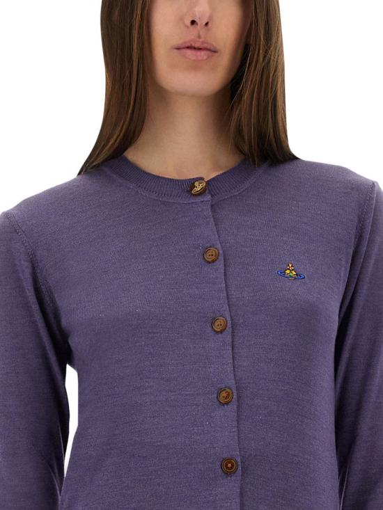 25SS 비비안웨스트우드 스웨터 1803002P Y001AJ402 PURPLE - VIVIENNE WESTWOOD