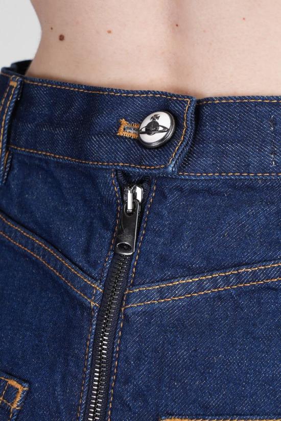 25SS 비비안웨스트우드 숏 스커트 419963 19030016 W0162 BLUE - VIVIENNE WESTWOOD