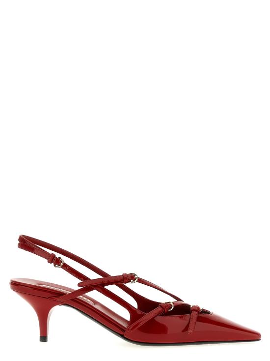 25FW 미우미우 힐/펌프스 5I013EFM055069F0011 Red
