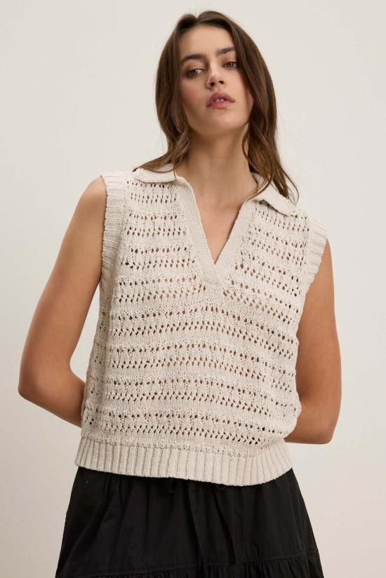  벨벳 블라우스 레니 탑 초크