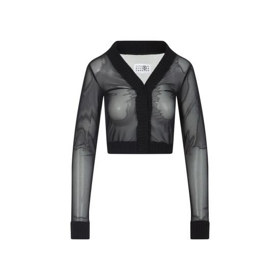 25SS MM6 메종마르지엘라 탑 S62NH0041 S24423 900 BLACK