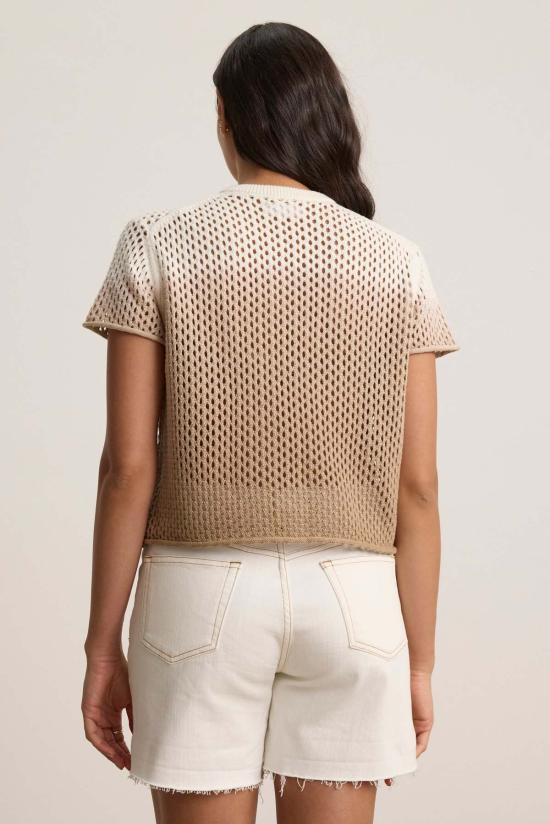  벨벳 반팔 티셔츠 포피 탑 스톤월 - VELVET