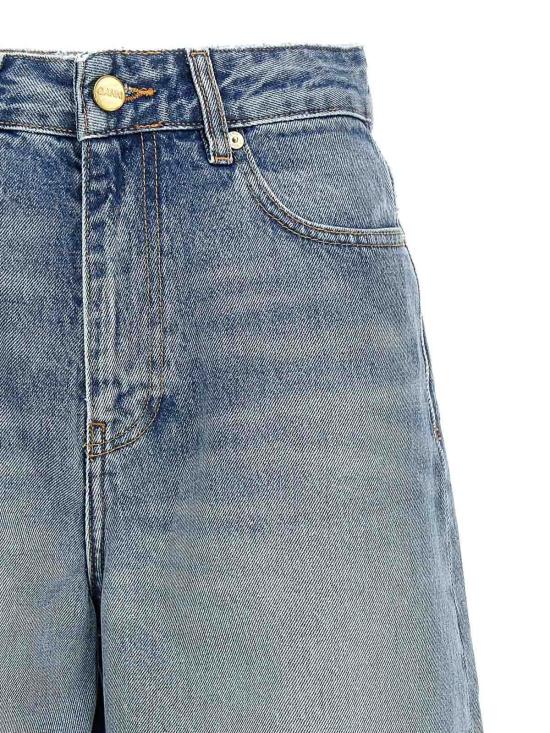  가니 스트레이트 팬츠 J1641565 Light Blue - GANNI