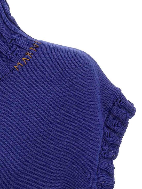  마르니 케이프 DVMD0140A0UFC65200B59 Blue - MARNI