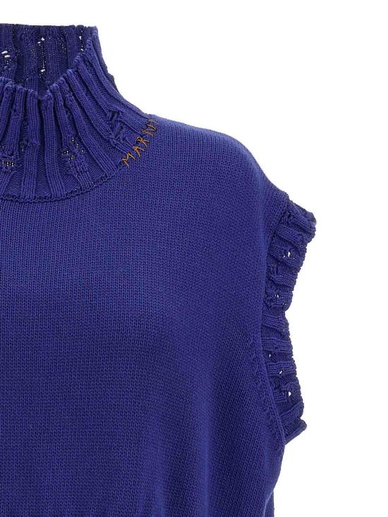  마르니 케이프 DVMD0140A0UFC65200B59 Blue - MARNI