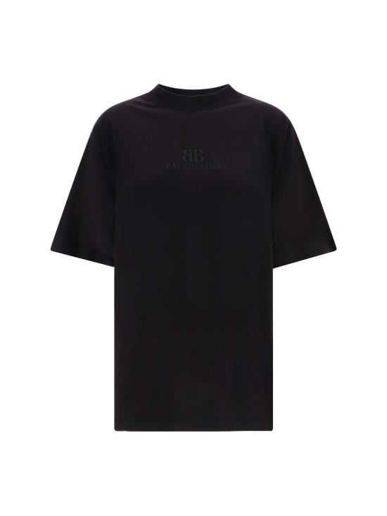 25SS 발렌시아가 반팔 티셔츠 764235TQVS8 2020 BLACK