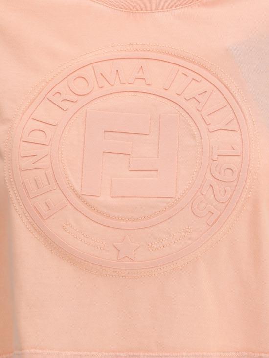 25SS 펜디 반팔 티셔츠 FS9715ASNI F1RX7 PINK - FENDI