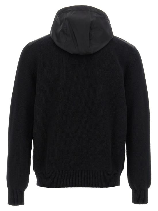 25FW 프라다 집업 니트 UMG370SOOO16AMF0002 Black - PRADA