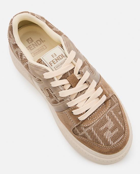  펜디 매치 플랫폼 로우 탑 8E8572 ASAY F1RUN BROWN DOM - FENDI