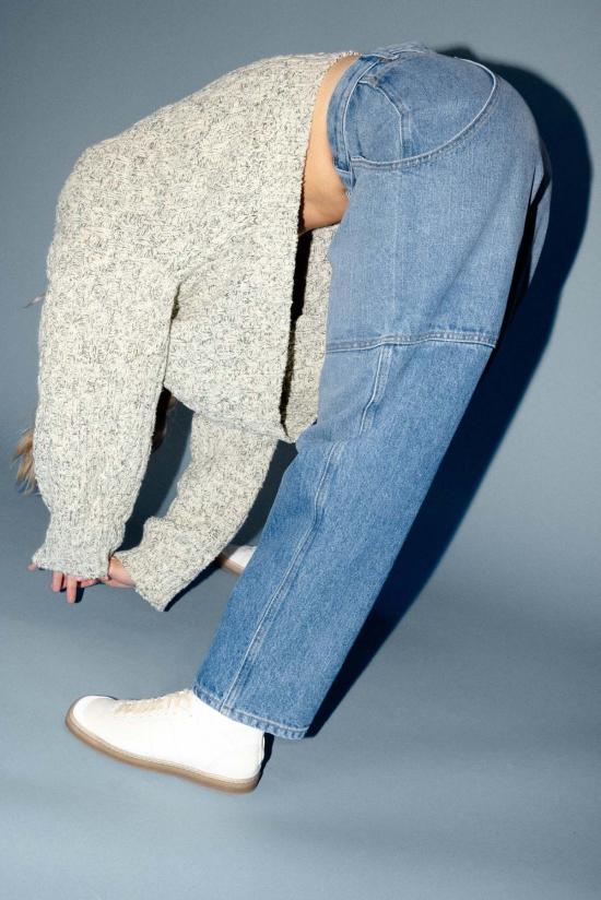  제임스 스트리트 코 데님 팬츠 제임스 스트리트 회사 카고 배럴 진 - JAMES STREET CO.