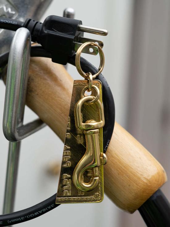  LL 키링 Ll Llc 신용 불량자용 열쇠고리 황동 - OTHER BRANDS