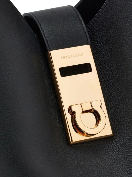  살바토레 페라가모 토트백 214966 0764378 BRILLO NERO - SALVATORE FERRAGAMO