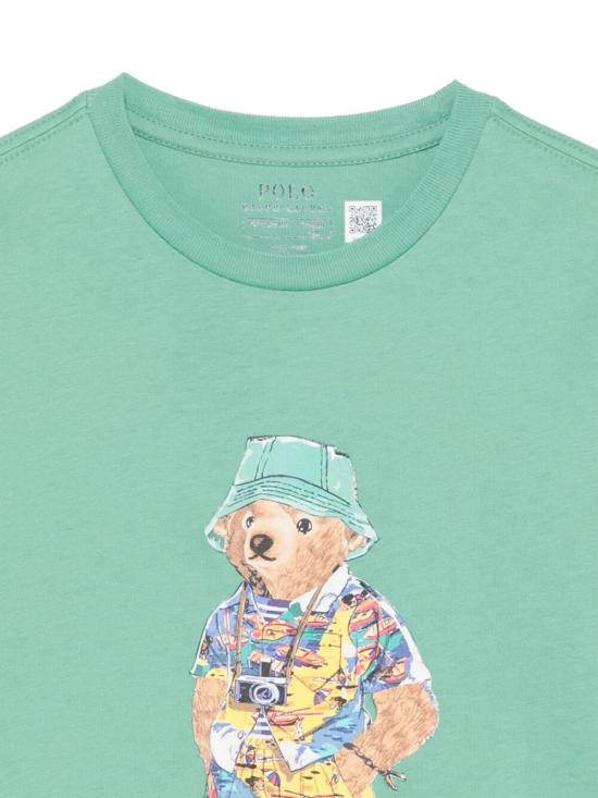 25SS [키즈] 랄프 로렌 티셔츠 323973122 006 GREEN - RALPH LAUREN