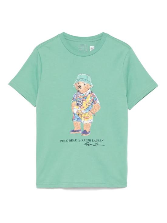 25SS [키즈] 랄프 로렌 티셔츠 323973122 006 GREEN
