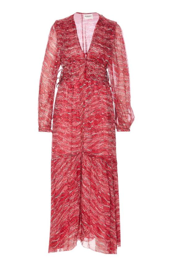 25SS 이자벨마랑에뚜왈 미디 원피스 RO0668FA C1J07E 70RD RED