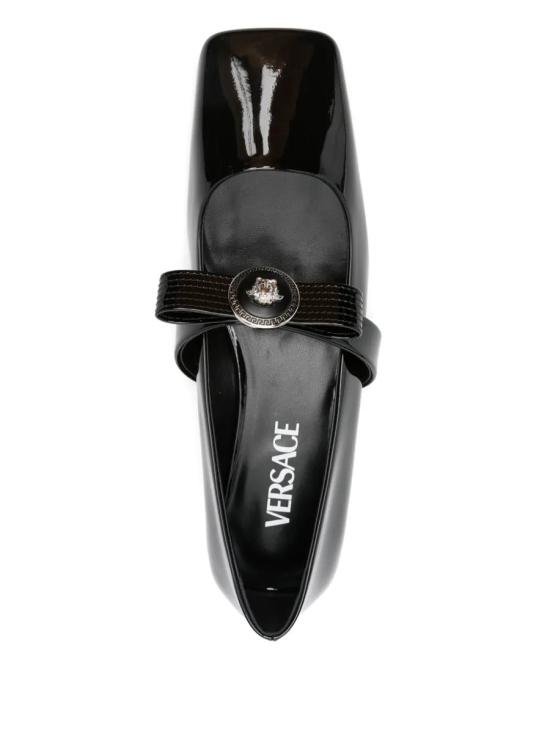 25SS 베르사체 플랫 슈즈 93644 1016073D2VE 92489 Black - VERSACE