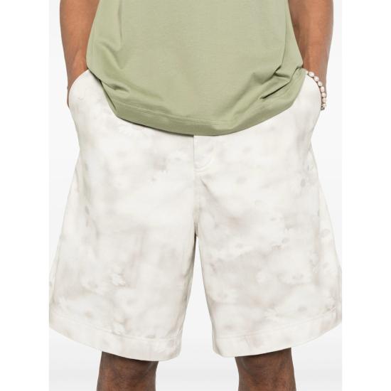 25SS 메종키츠네 데님 숏팬츠 OM01410WW9051 SMPRI WHITE - MAISON KITSUNE