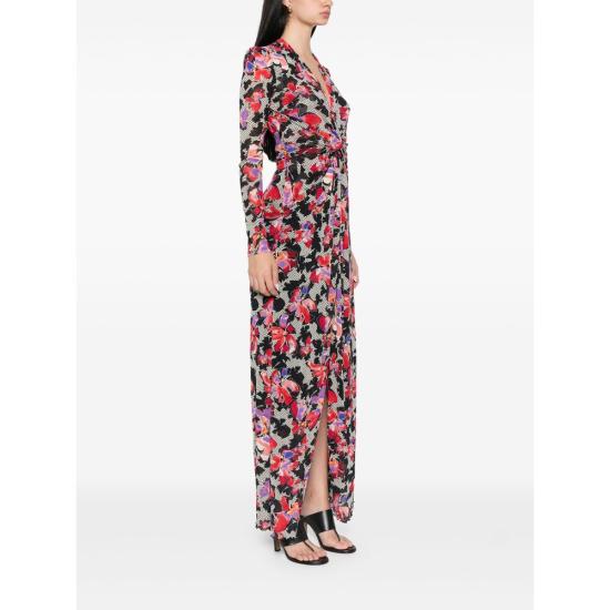 25SS 다이앤 본 퍼스텐버그 롱 원피스 DVFGL4S001 ODTFL RED - DIANE VON FURSTENBERG