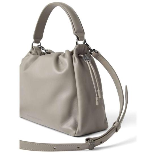 25SS 브루넬로 쿠치넬리 토트백 MBGPD3610 C8195 GREY - BRUNELLO CUCINELLI