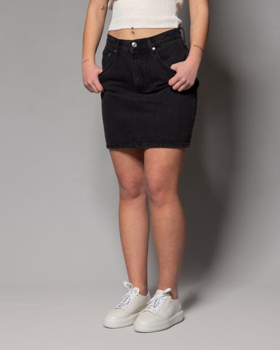 25SS 로이로져스 숏 스커트 RND106N1132944 C0998 Nero - ROY ROGER'S