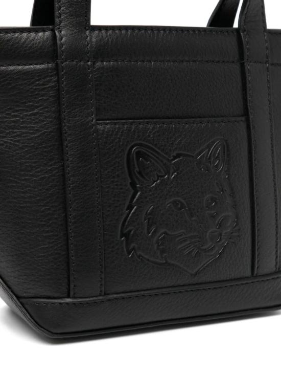 25SS 메종키츠네 토트백 OW05116LC0045 096 P199 BLACK - MAISON KITSUNE