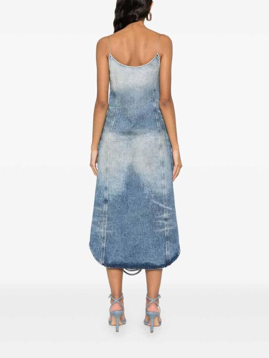  디젤 미디 스커트 0CMBMA1793001 Blue - DIESEL