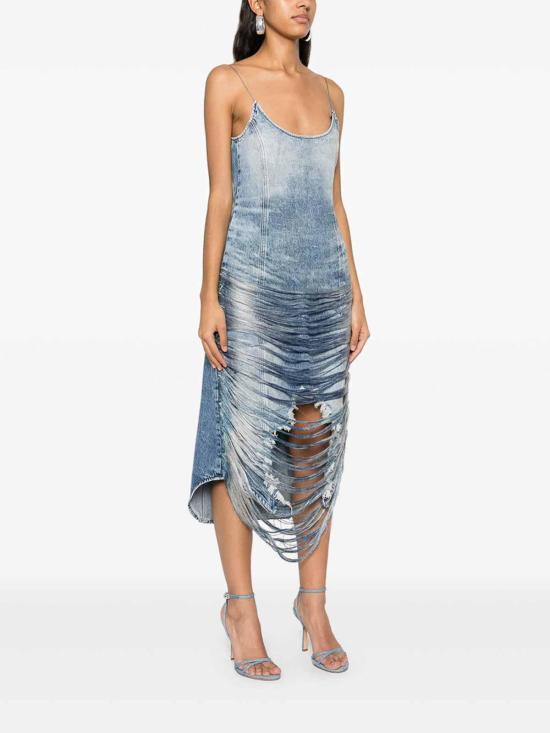  디젤 미디 스커트 0CMBMA1793001 Blue - DIESEL