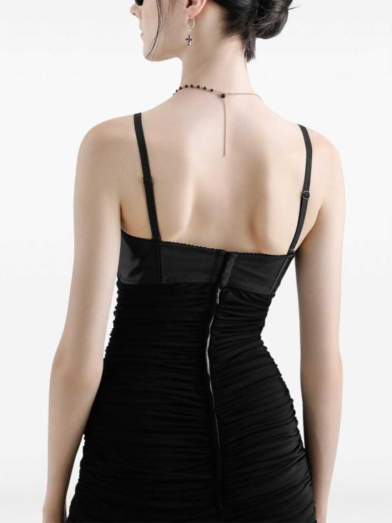 25SS 돌체앤가바나 미디 스커트 F6JSVTFUIAUN0000 Black - DOLCE & GABBANA