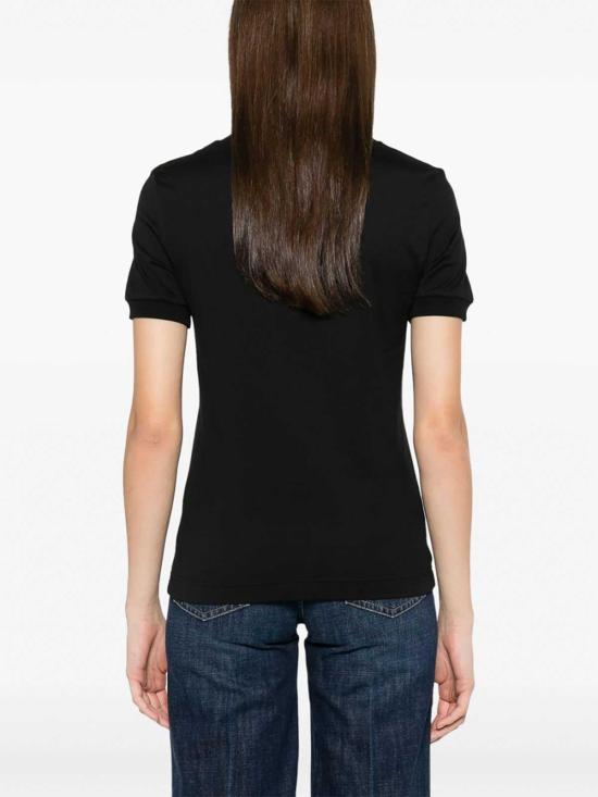  돌체앤가바나 반팔 티셔츠 F8N08TGDCTJN0000 Black - DOLCE & GABBANA