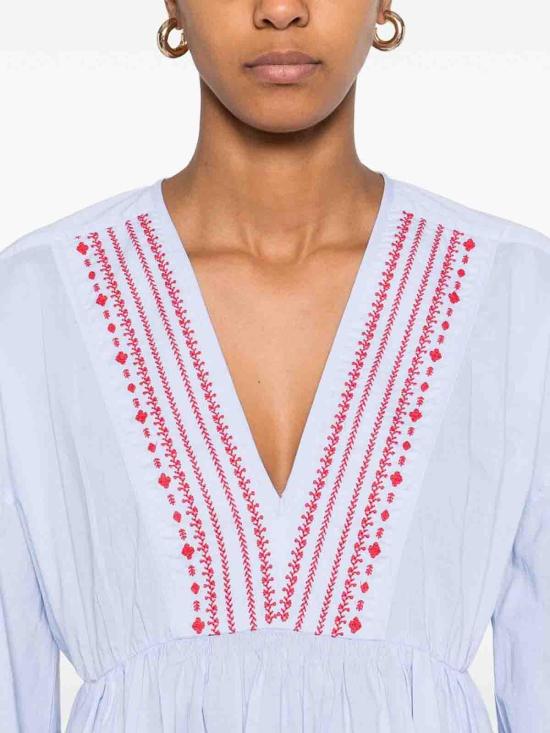  아페쎄 블라우스 COHHHF13449IAB Blue - A.P.C.