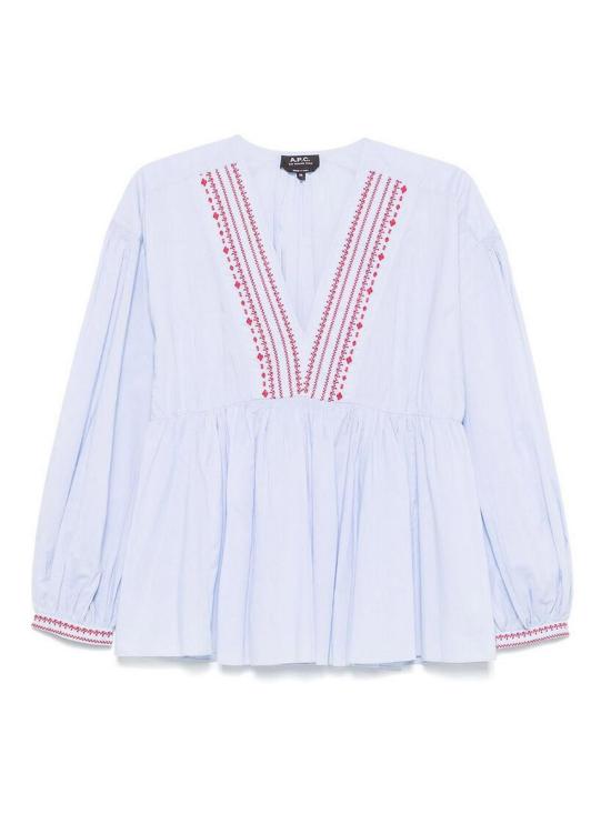  아페쎄 블라우스 COHHHF13449IAB Blue